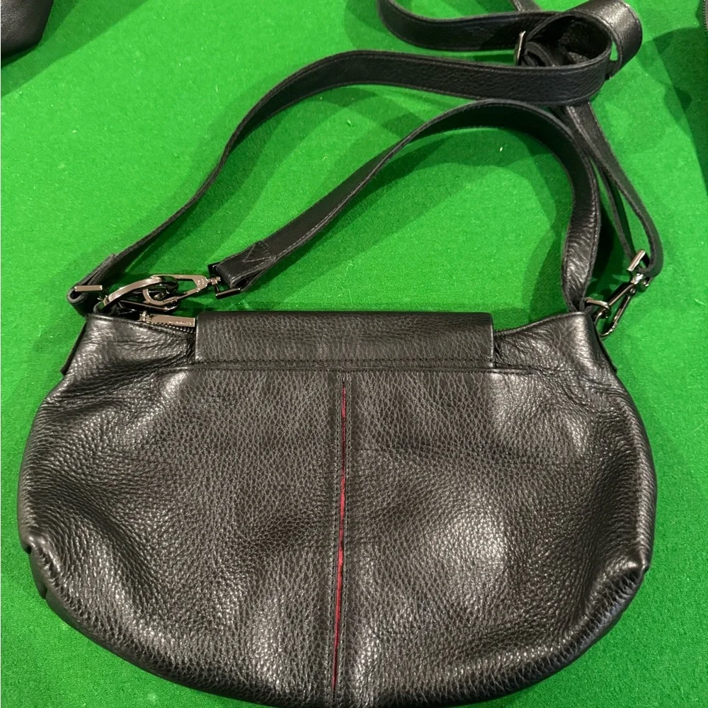 Hammitt Black Satchel with Gunmetal Gray Accents - Picture 9 of 13